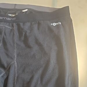 Carhartt Men's Athletic Black long underwear.